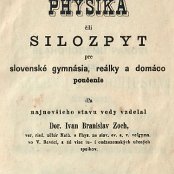 Učebnica fziky z roku 1869